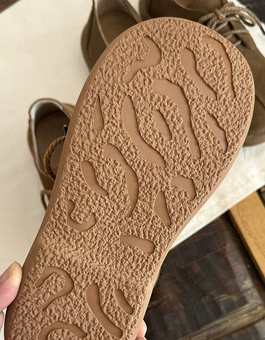 Spring Women's Comfortable Lace-up Suede Clogs Flats, Obiono Sep Shoes Collection 2026, 82.70
