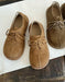 Spring Women's Comfortable Lace-up Suede Clogs Flats, Obiono Sep Shoes Collection 2026, 82.70