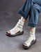 Summer Ankle Strap Open Toe Comfortable Platform Sandals beige June Shoes Collection 2026 88.00