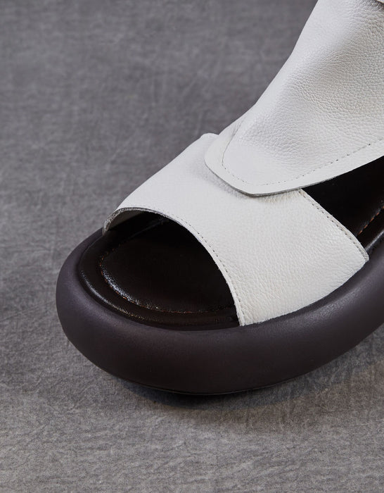 Summer Ankle Strap Open Toe Comfortable Platform Sandals Black June Shoes Collection 2026 88.00