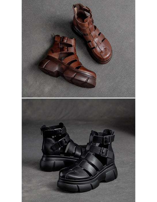 Summer Ankle Strappy Close Toe Platform Sandals Obiono Feb Shoe Collection 2026 93.00