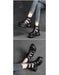 Summer Ankle Strappy Close Toe Platform Sandals Black Feb Shoe Collection 2026 93.00