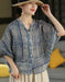 Summer Batwing Sleeve Single-Breasted Women's Shirt Aug New In 2026 Buykud Shirt 57.00