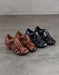 Summer Breathable Leather Woven Chunky Heels Sandals April Shoes Collection 2026 88.50