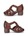 Summer Breathable Leather Woven Chunky Heels Sandals April Shoes Collection 2026 88.50