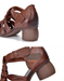 Summer Breathable Leather Woven Chunky Heels Sandals April Shoes Collection 2026 88.50