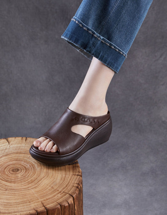 Obiono Sandals Summer Breathable Soft Sole Open Toe Wedge Sandals July Shoes Collection 2026 85.00