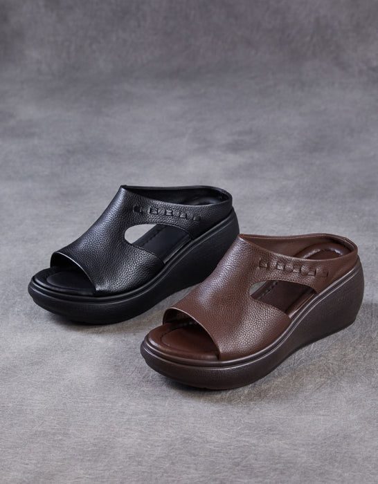 Obiono Sandals Summer Breathable Soft Sole Open Toe Wedge Sandals July Shoes Collection 2026 85.00