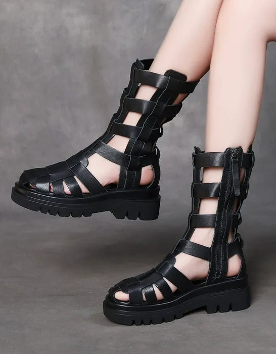 Summer Close Toe Vintage Gladiator Sandals May Shoes Collection 97.00