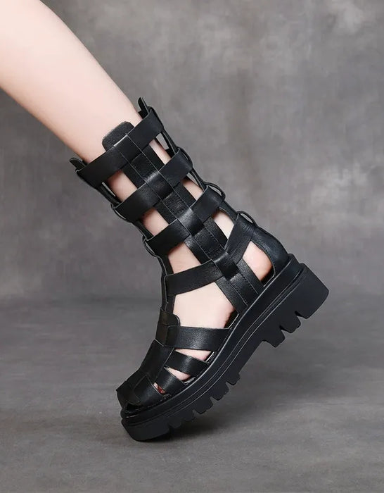 Summer Close Toe Vintage Gladiator Sandals May Shoes Collection 97.00