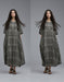Summer Comfortable Cotton Linen Loose Casual Long Dress Buykud Dress 89.00