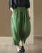 Women's Summer Comfortable Cropped Ramie Harem Pants Buykud Aug New in 2026 45.00