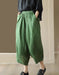 Women's Summer Comfortable Cropped Ramie Harem Pants Buykud Aug New in 2026 45.00