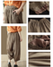 Women's Summer Comfortable Cropped Ramie Harem Pants Buykud Aug New in 2026 45.00