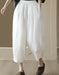 Women's Summer Comfortable Cropped Ramie Harem Pants Buykud Aug New in 2026 45.00
