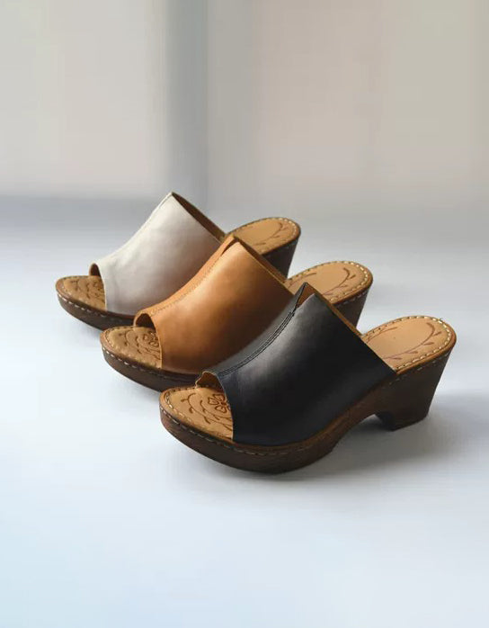 Summer Comfortable Fish Toe Wedge Sandals Slippers, Clogs Sandals Obiono Aug Shoes Collection 2026, 87.03