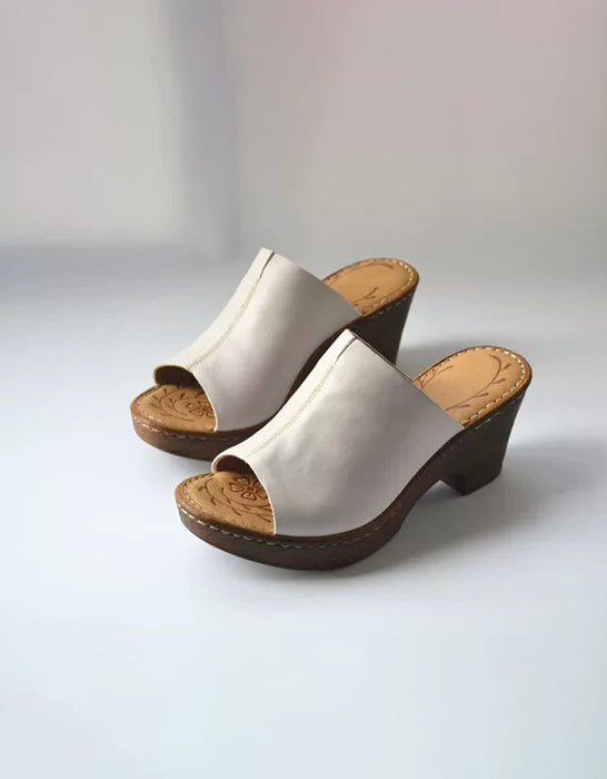 Summer Comfortable Fish Toe Wedge Sandals Slippers, Clogs Sandals Obiono Aug Shoes Collection 2026, 87.03