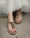 Summer Comfortable Flat Bohemian Thong Sandals May Shoes Collection 2026 95.00