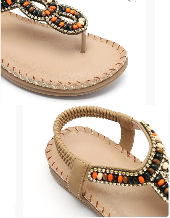 Summer Comfortable Flat Bohemian Thong Sandals May Shoes Collection 2026 95.00