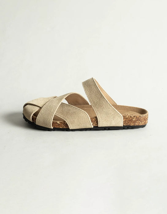 Summer Comfortable Leather Strappy Clogs Slippers