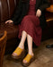 Summer Comfortable Leather Woven Open Toe Platform Slippers Obiono July Shoes Collection 89.00