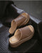 Summer Comfortable Leather Woven Open Toe Platform Slippers Obiono July Shoes Collection 89.00