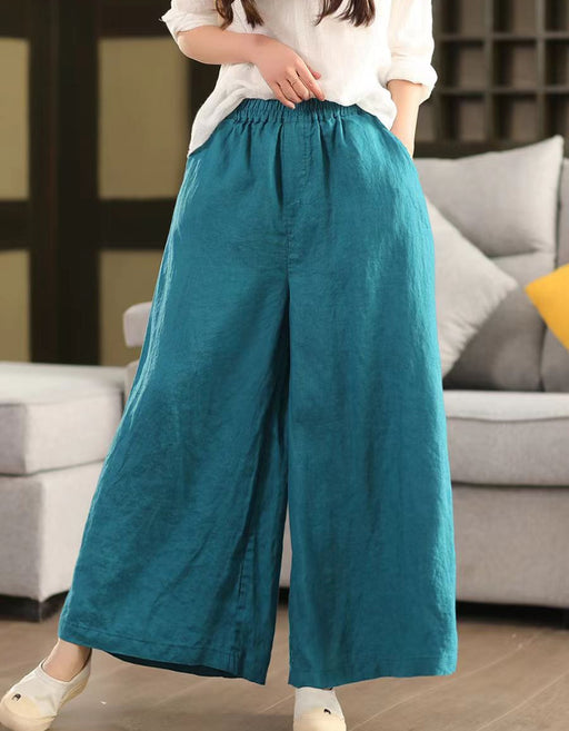 Women's Summer Comfortable Loose Wide Leg Linen Pants for Women Buykud Aug New in 2026 48.80