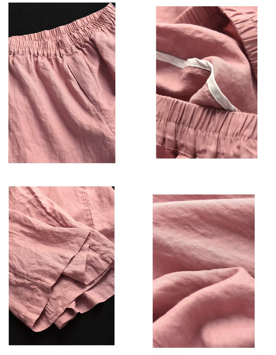 Women's Summer Comfortable Loose Wide Leg Linen Pants for Women Buykud Pants Aug New in 2026 48.80