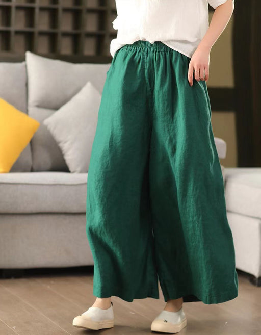 Women's Summer Comfortable Loose Wide Leg Linen Pants for Women Buykud Aug New in 2026 48.80