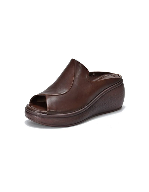 Summer Comfortable Open Toe Wedge Slippers for Women April Shoes Collection 2026 81.90