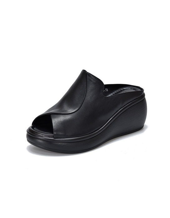 Summer Comfortable Open Toe Wedge Slippers for Women April Shoes Collection 2026 81.90