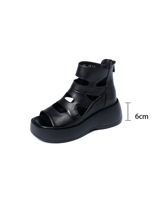Summer Comfortable Soft Sole Fish Toe Wedge Sandals