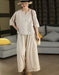 Summer Embroidered Round Neck Linen Shirt for Women May New In 2026 54.00