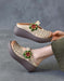 Summer Flowers Strap Hollow Wedge Slippers April Shoes Collection 2026 85.00