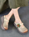 Summer Flowers Strap Hollow Wedge Slippers April Shoes Collection 2026 85.00