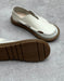 Handmade Breathable Soft Sole Wide Toe Box Flats Beige June Shoes Collection 2026 