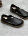 Handmade Breathable Soft Sole Wide Toe Box Flats Black June Shoes Collection 2026 