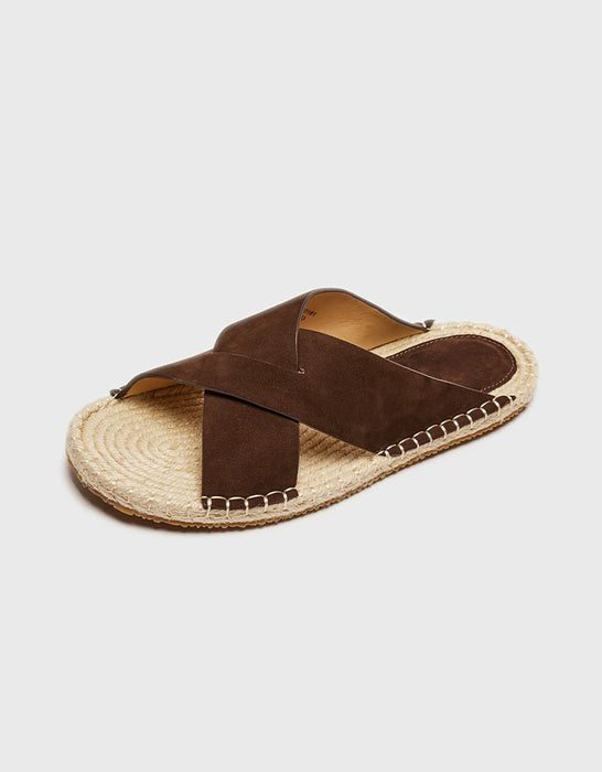 Summer Handmade Straw Sole Fisherman Slippers (size 38-size44) May Shoes Collection 2026 139.00