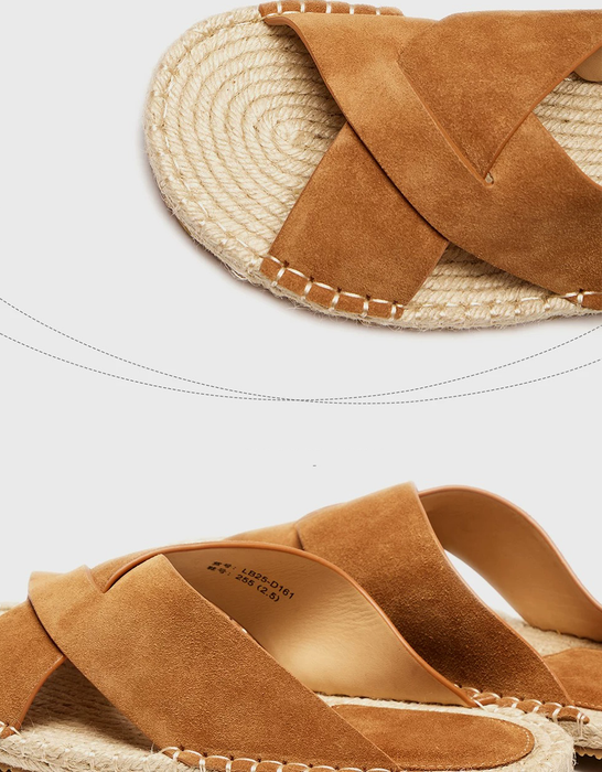 Summer Handmade Straw Sole Fisherman Slippers (size 38-size44) May Shoes Collection 2026 139.00