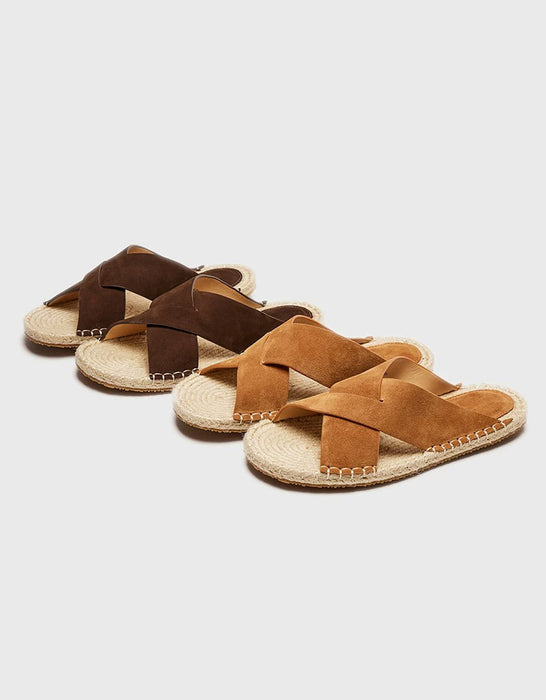 Summer Handmade Straw Sole Fisherman Slippers (size 38-size44) May Shoes Collection 2026 139.00