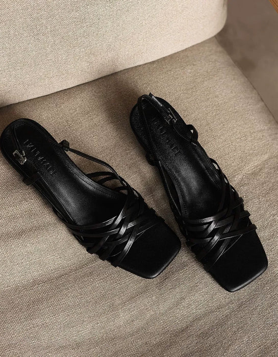 Big size for women size 35 to size 42  Obiono Summer Handmade Vintage Roman Sandals Slingback June Shoes Collection 2026 109.00