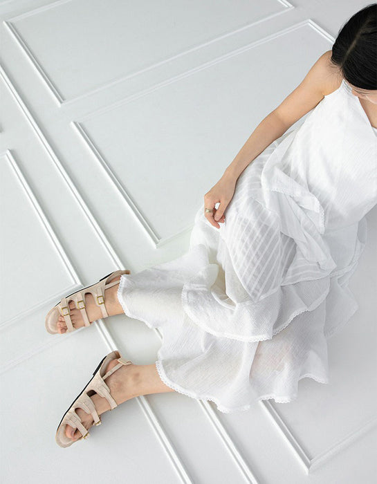 obiono Summer Handmade Vintage Roman Style Strappy Sandals July Shoes Collection 2026 107.00