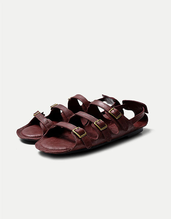 Summer Handmade Vintage Roman Style Strappy Sandals July Shoes Collection 2026 107.00