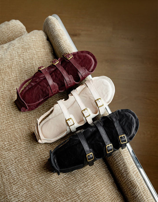 obiono Summer Handmade Vintage Roman Style Strappy Sandals July Shoes Collection 2026 107.00