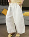 Women's Summer Hemp Loose Casual Cropped Wide-Leg Pants Buykud Aug New In 2026 69.00
