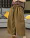 Women's Summer Hemp Loose Casual Cropped Wide-Leg Pants Buykud Aug New In 2026 69.00