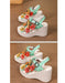 Summer Holiday Sandals Leather Flowers Wedge Sandals Slingback May Shoes Collection 2026 85.00