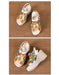 Summer Holiday Sandals Leather Flowers Wedge Sandals Slingback May Shoes Collection 2026 85.00