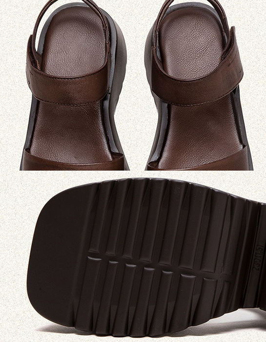 Summer Holiday Open Toe Platform Sandals Slingback