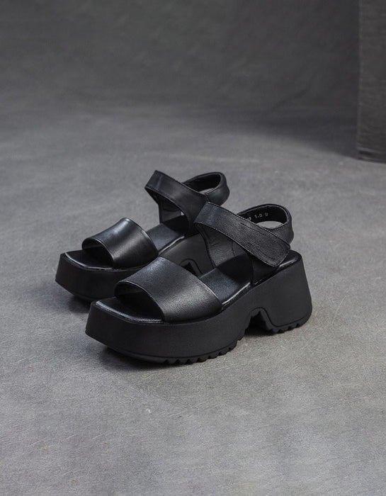 Summer Holiday Open Toe Platform Sandals Slingback